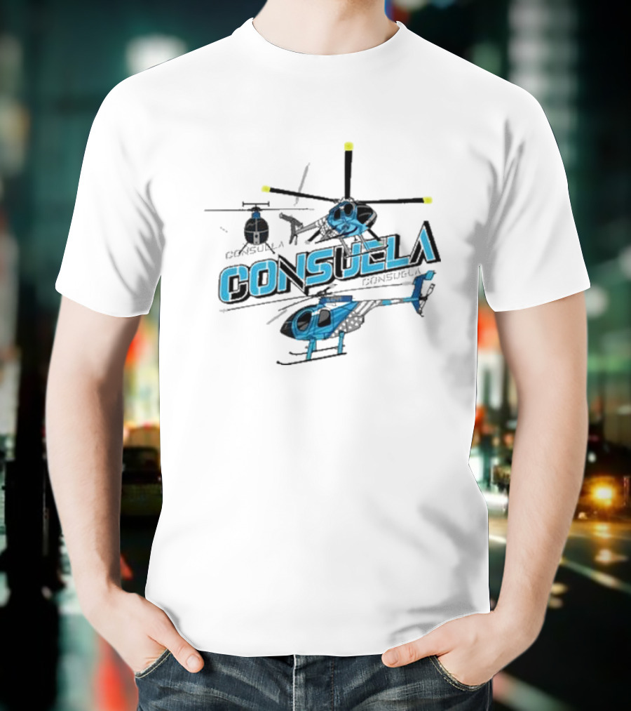 Cleetus Consuela Helicopter 2025 Consuela Go Fast Eat Ass T-Shirt