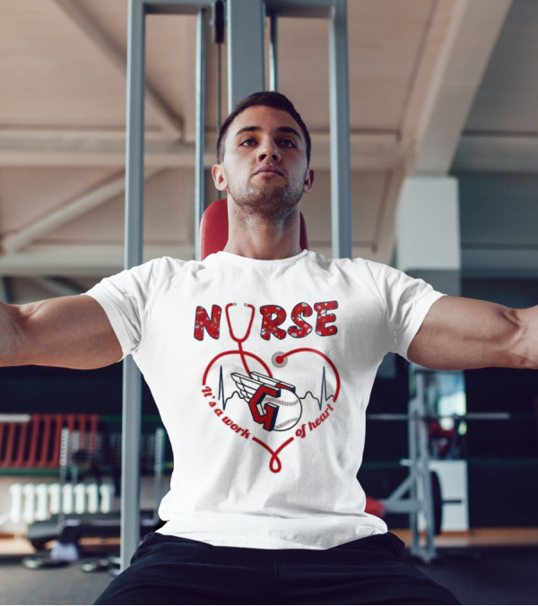 Cleveland Guardians Nurse Appreciation 2025 Worth Of Heart T-Shirt