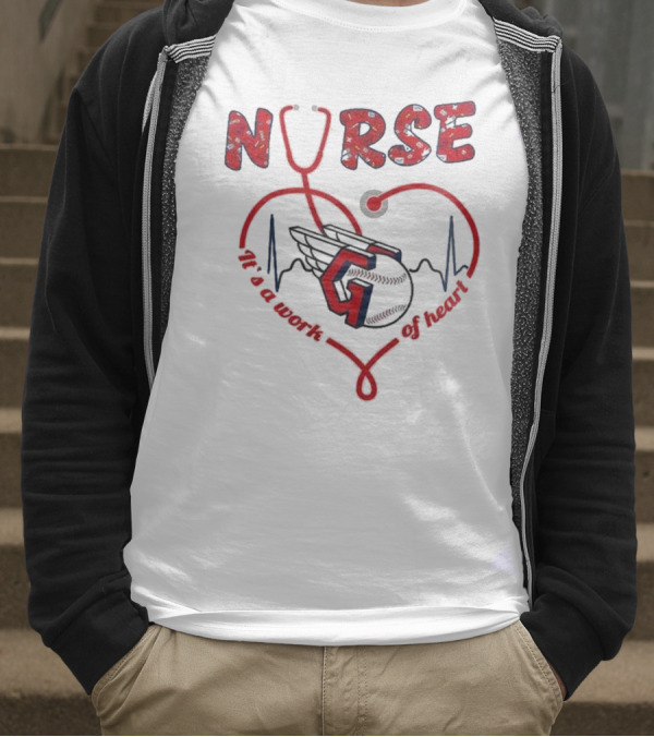 Cleveland Guardians Nurse Appreciation 2025 Worth Of Heart T-Shirt