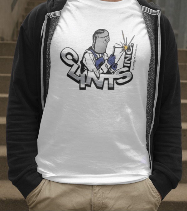 Clintsinc Mechanic Welding Torch Iconic Character T-Shirt