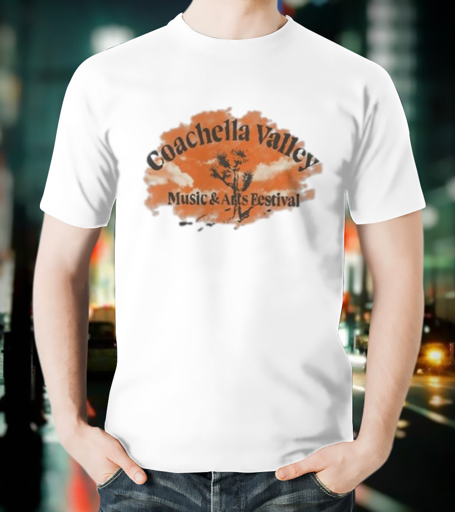 Coachella Valley Music And Arts Festival Yucca Brevifolia Clouds 2025 T-Shirt
