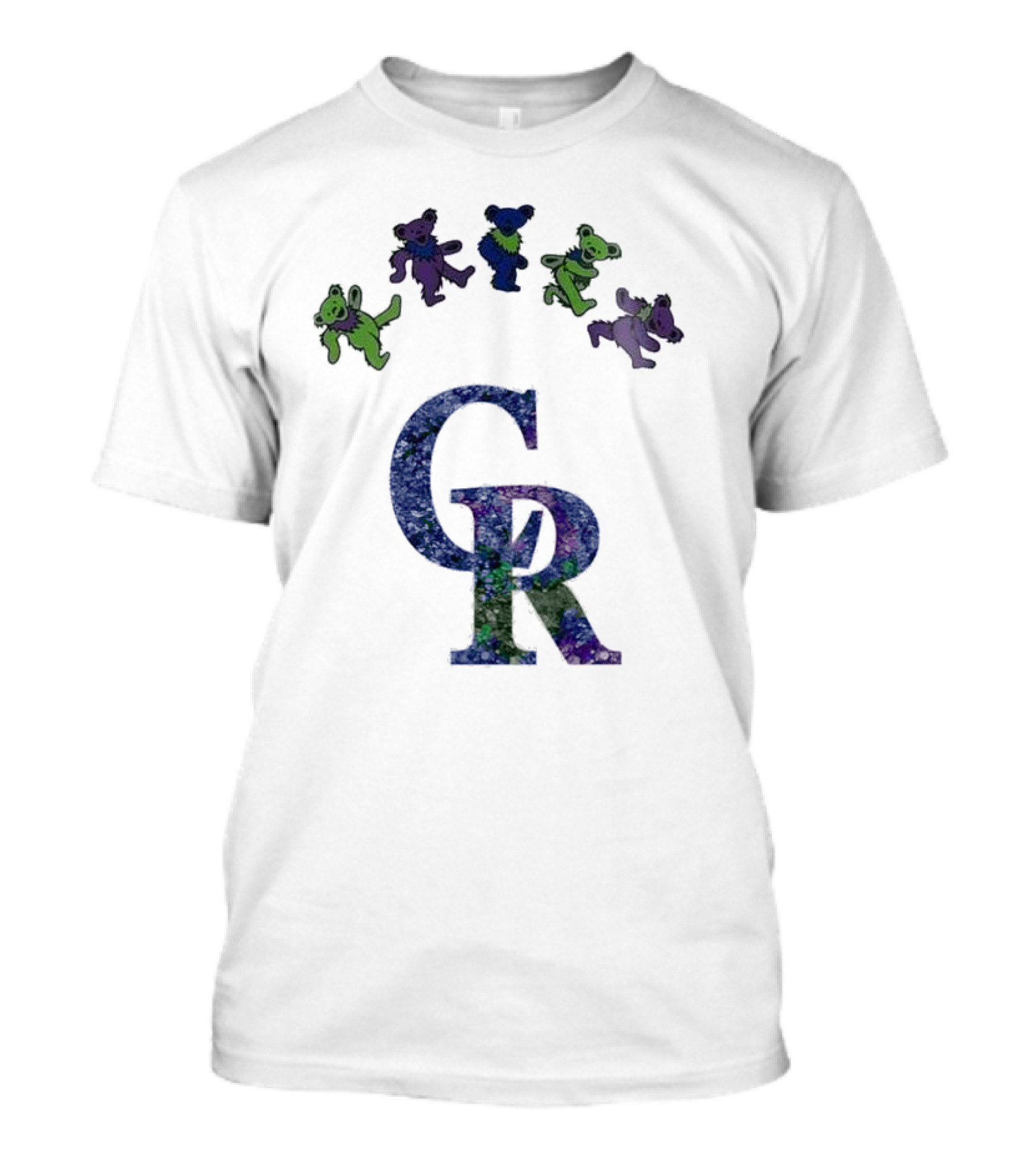 Colorado Rockies Grateful Dead Dancing Bears 2025 T-Shirt