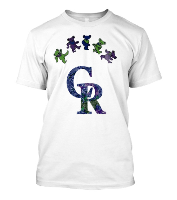 Colorado Rockies Grateful Dead Dancing Bears 2025 T-Shirt