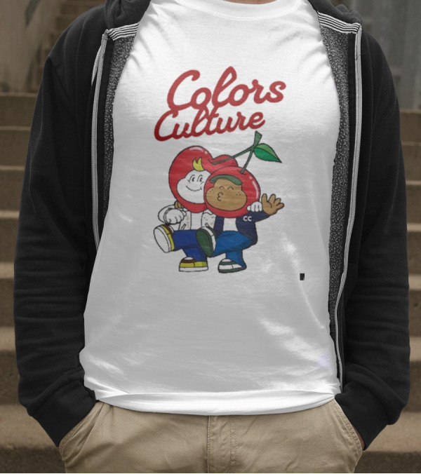 Colors Culture Chubby And Friends Cherry Head Graphic T-Shirt
