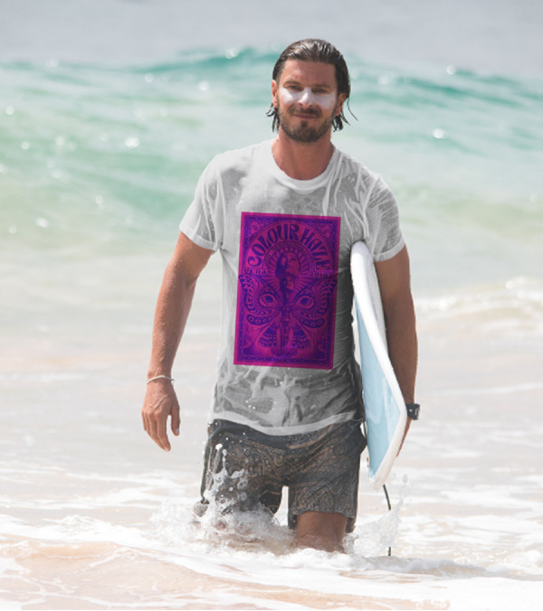 Colour Haze Vera Groningen Netherlands Feb 20 2025 Josiah The Rubber Snake Charmers T-Shirt