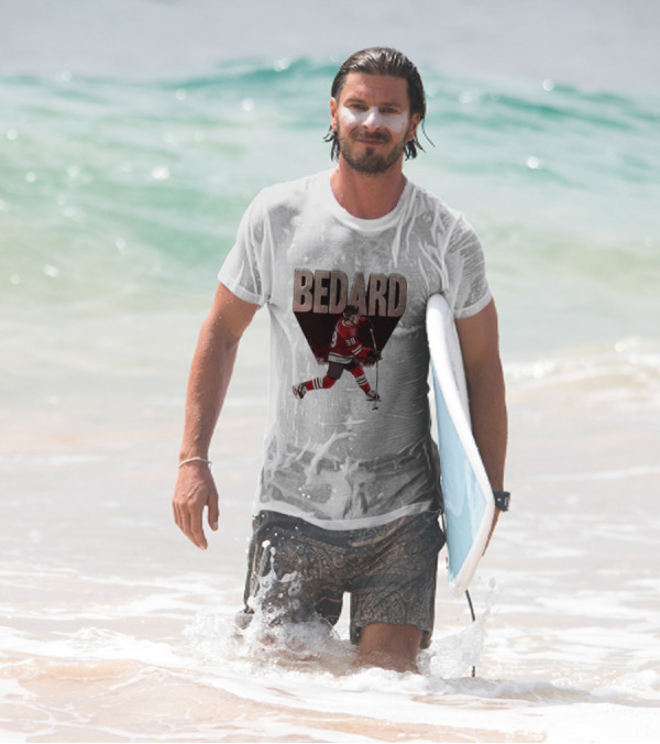 Connor Bedard Chicago Blackhawks NHL Hockey Number 98 Vintage Style T-Shirt