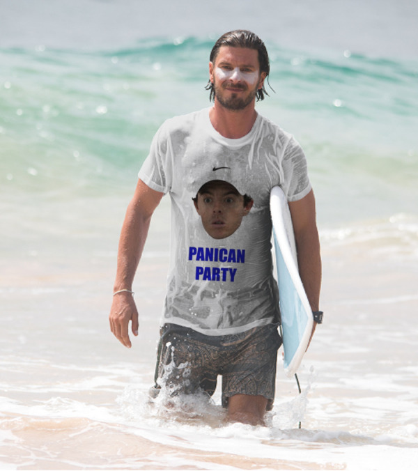 Dave Portnoy Panican Party Rory McIlroy Edition T-Shirt