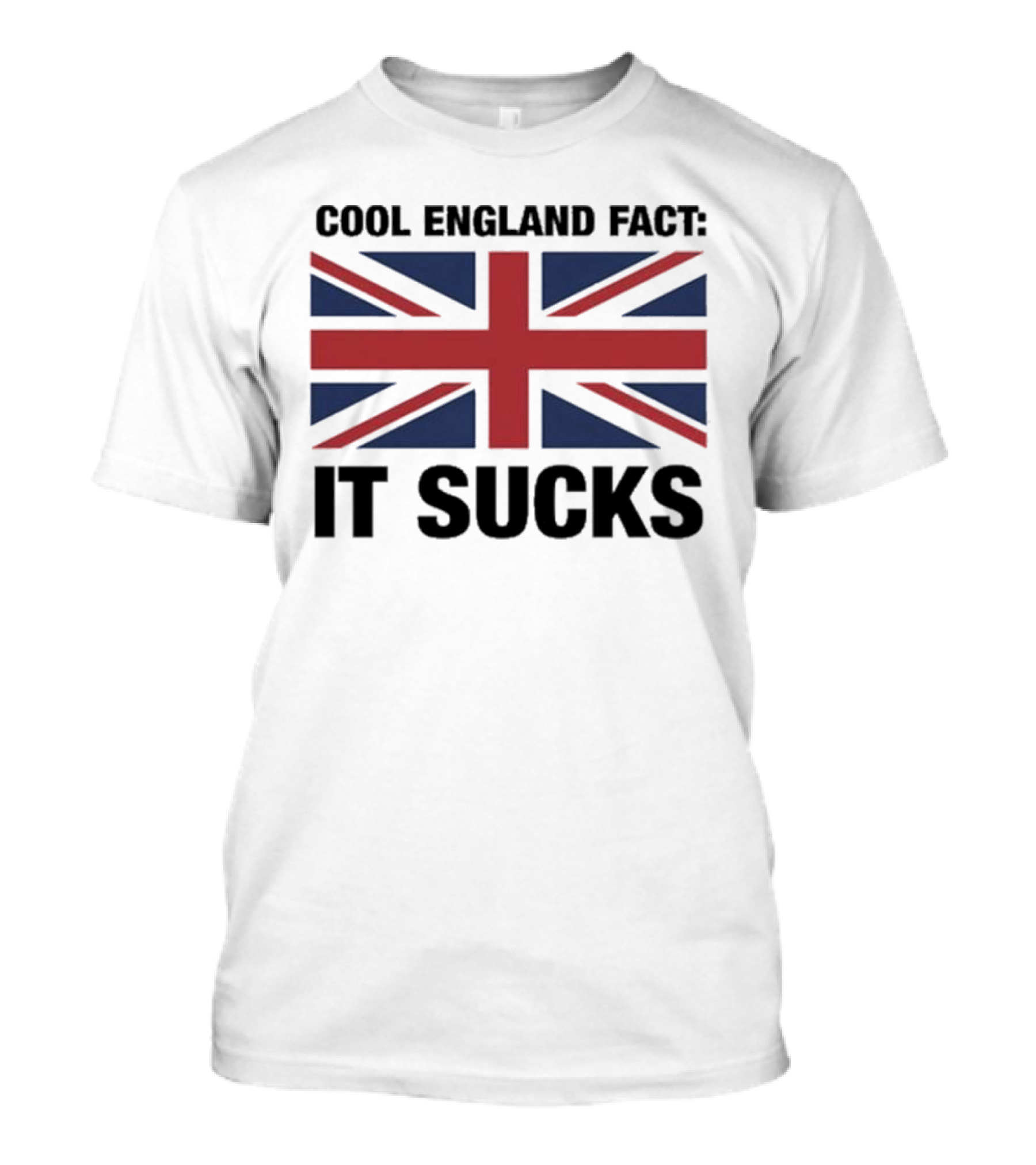 Cool England Fact It Sucks Union Jack T-Shirt