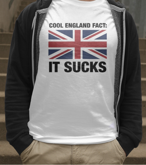 Cool England Fact It Sucks Union Jack T-Shirt
