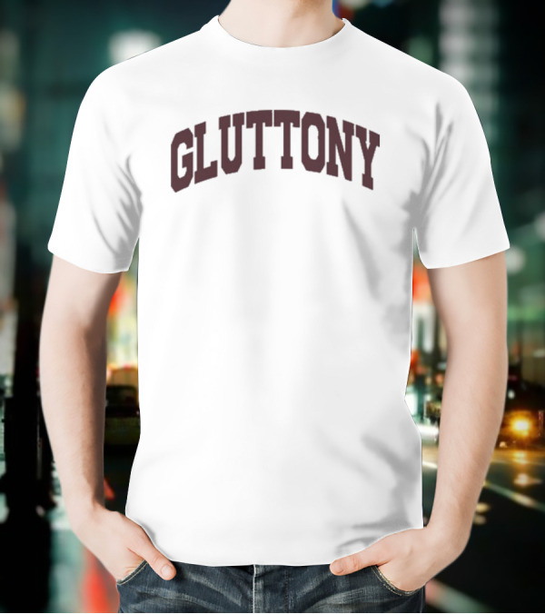 Corbin Gluttony Arch Text T-Shirt