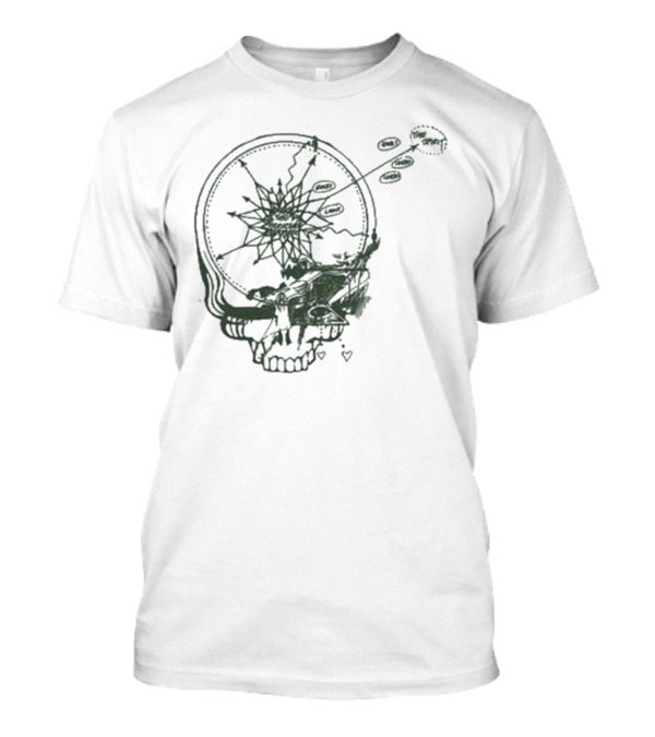 Dead & Company Psychedelic Skull Staring At Goats 2025 T-Shirt