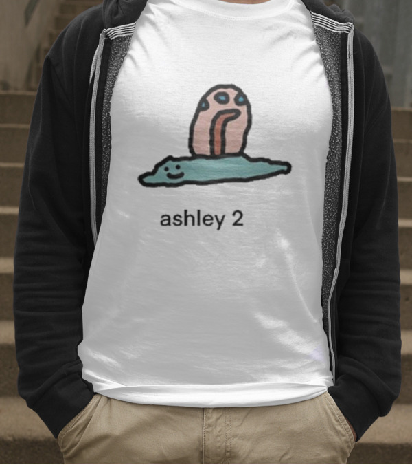 Dale’s Bits Ashley 2 Smiling Creature With Mushroom Design T-Shirt