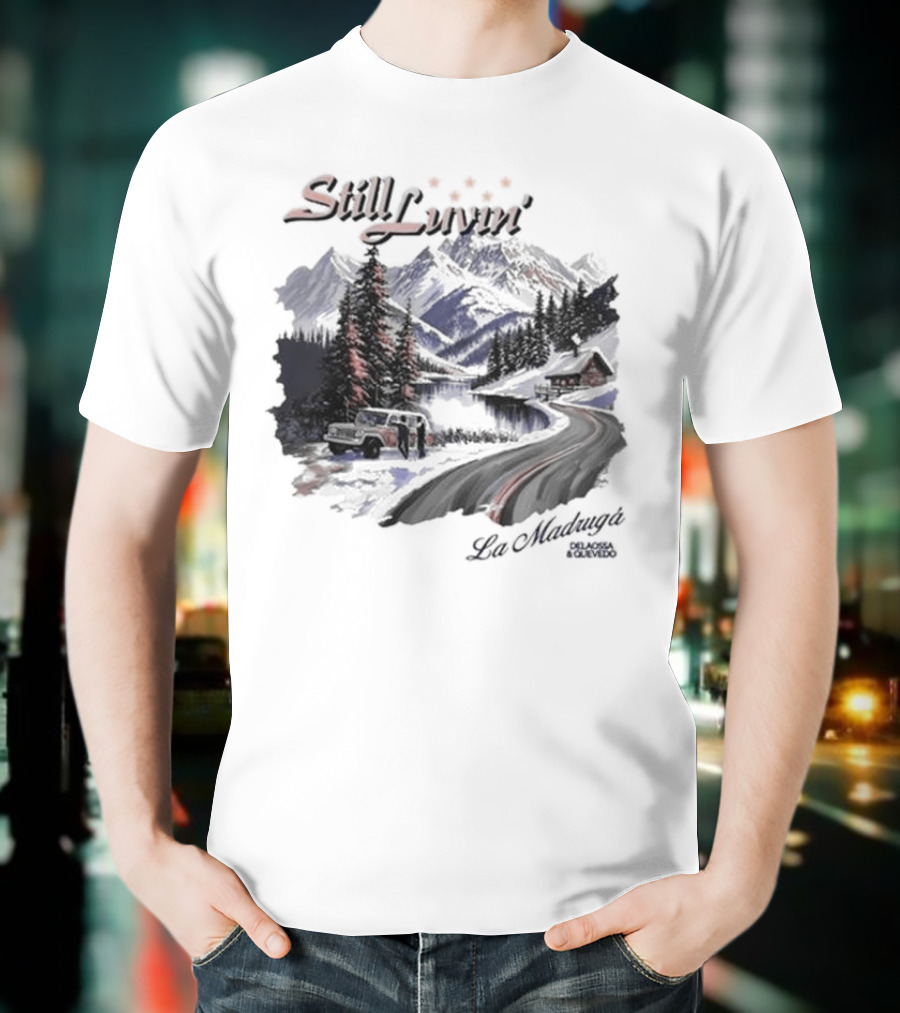 Delaossa Still Luvin Blanca Mountain Road Scene T-Shirt