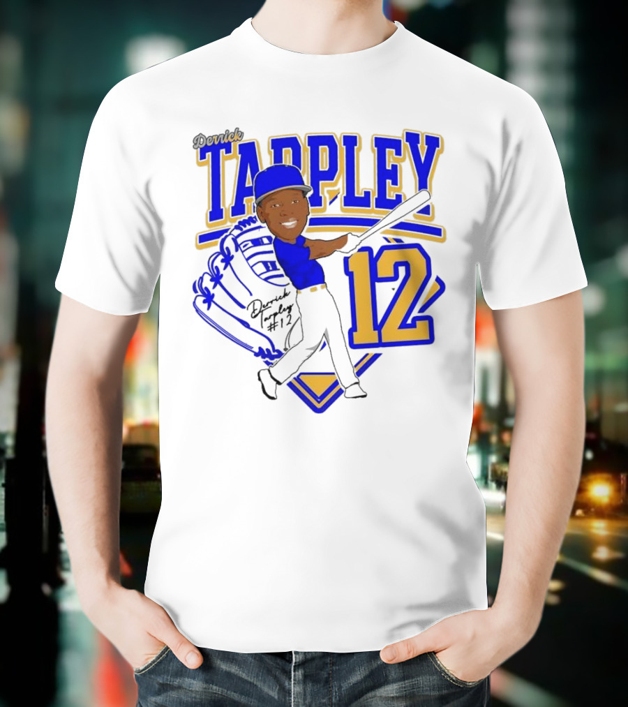 Derrick Tarpley 12 Baseball Player Art 2025 T-Shirt