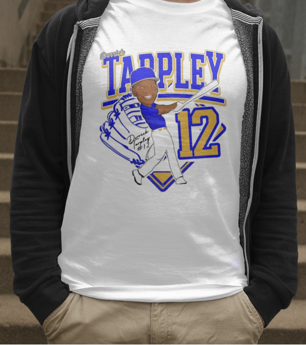 Derrick Tarpley 12 Baseball Player Art 2025 T-Shirt