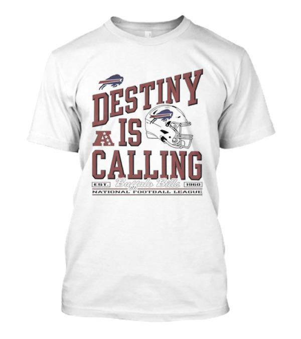 Destiny Is Calling Vintage Buffalo Bills Football Helmet T-Shirt