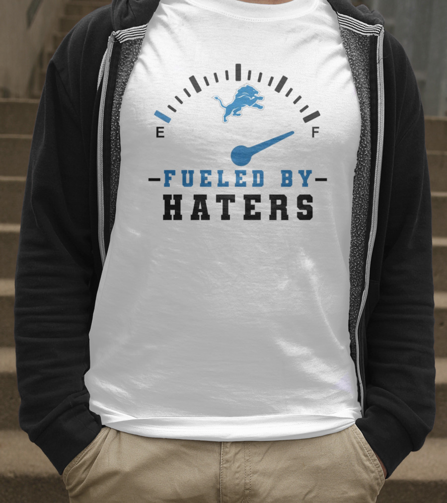 Detroit Lions Fueled By Haters Speedometer T-Shirt