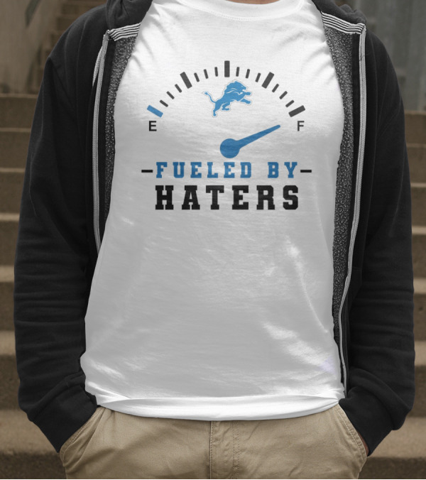 Detroit Lions Fueled By Haters Speedometer T-Shirt