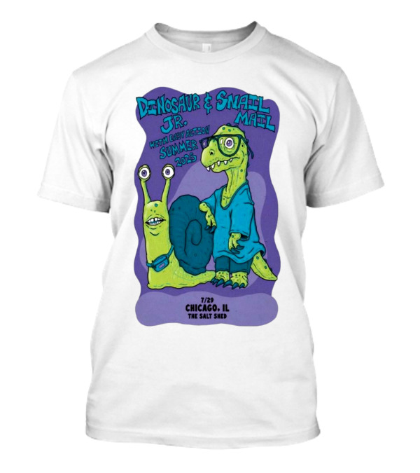 Dinosaur Jr. Snail Mail Summer 2025 Chicago IL The Salt Shed T-Shirt