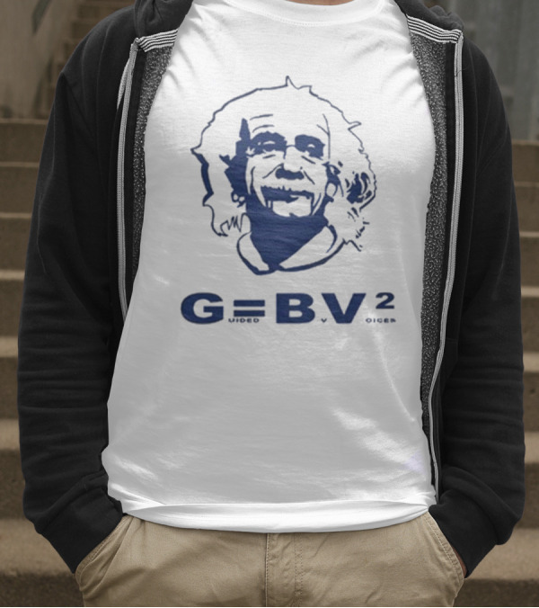 Dogmeat’s Town Bee Thousand G Equals Bee V Squared Einstein Sketch T-Shirt