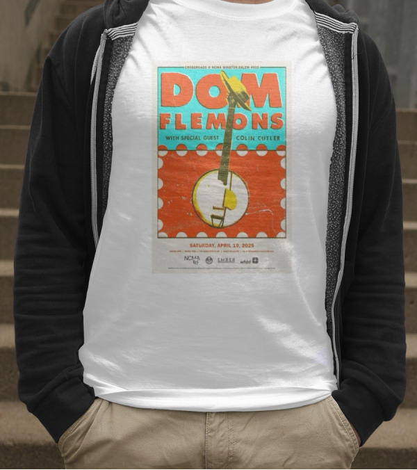 Dom Flemons With Special Guest Colin Cutler Crossroads NCMA Winston-Salem April 19 2025 T-Shirt