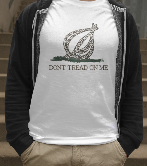 Don't Tread On Me The Onion Logo Classic Parody T-Shirt