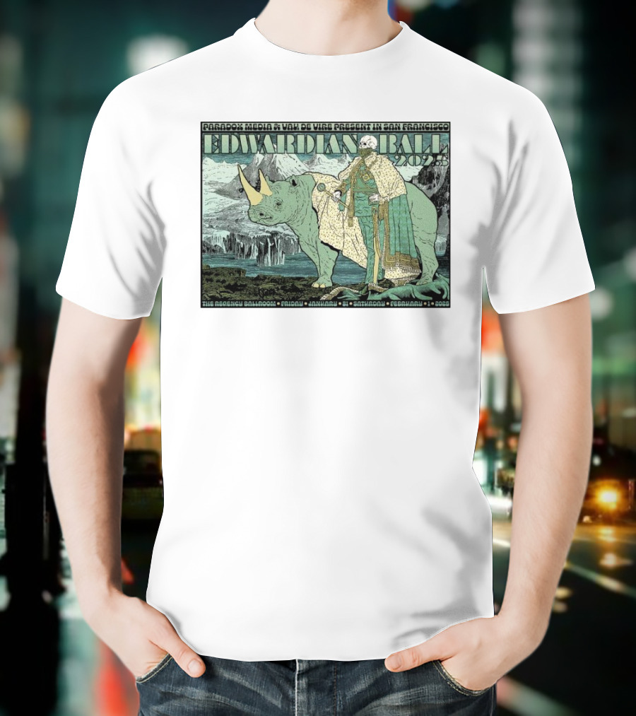 Paradox Media Vau De Vire Edwardian Ball 2025 San Francisco Regency Ballroom Jan 31 Feb 1 T-Shirt