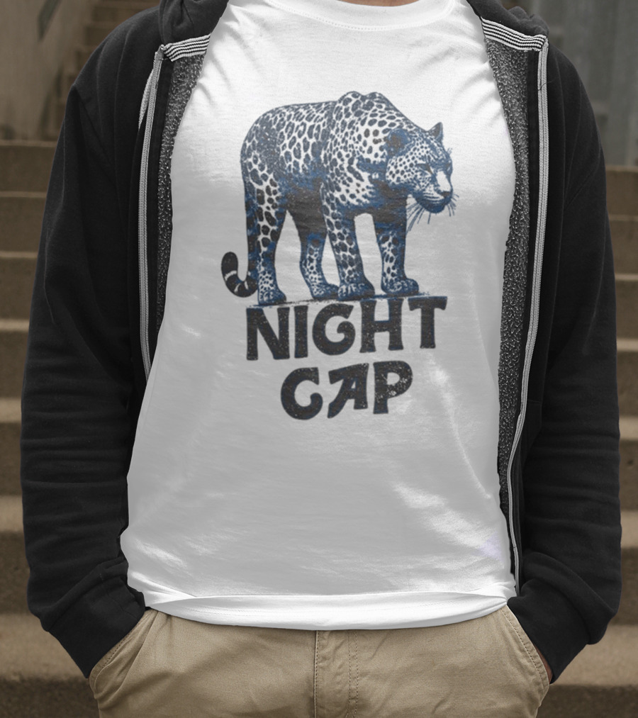 Night Cap Eighty Four Vintage Cat T-Shirt