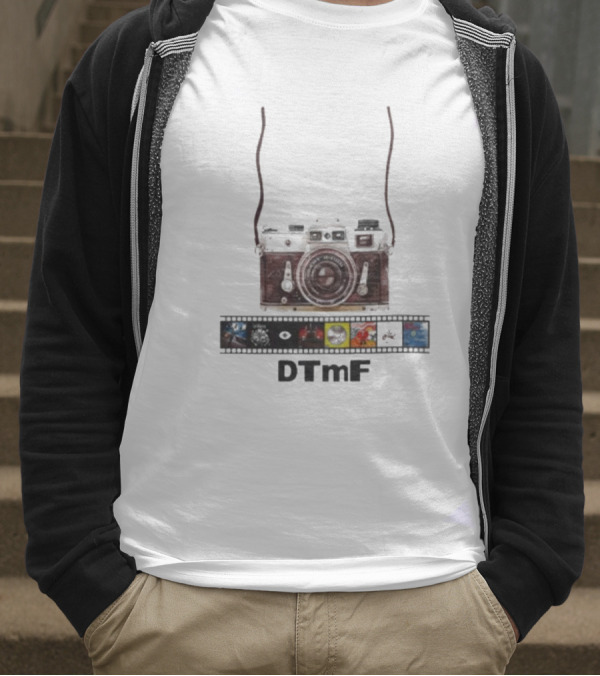 DTmF Camera Filmstrip Album 2025 Bad Bunny Signature T-Shirt