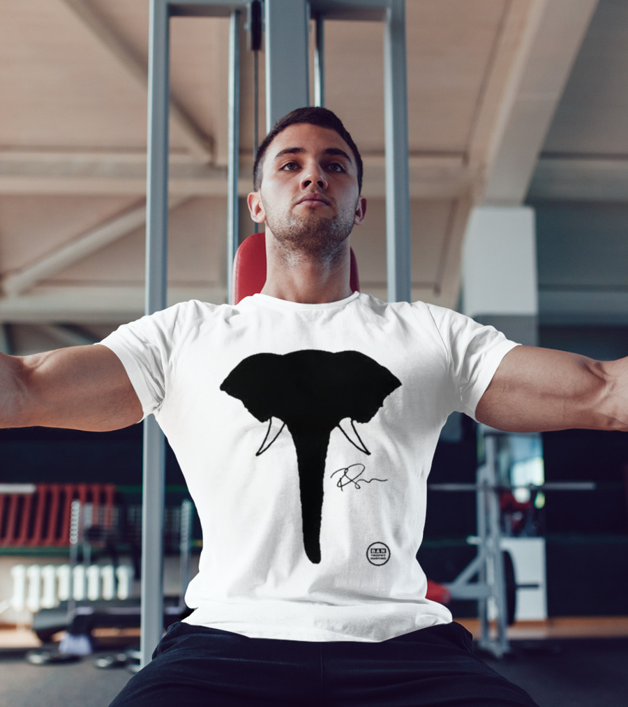 Ricky Gervais Elephant Silhouette T-Shirt