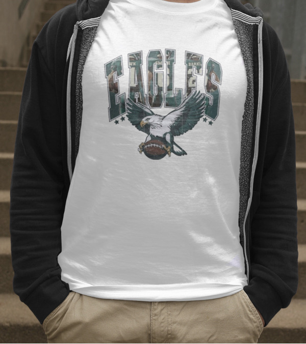 Eagles Philadelphia Brown Smith Barkley Football Graphic T-Shirt
