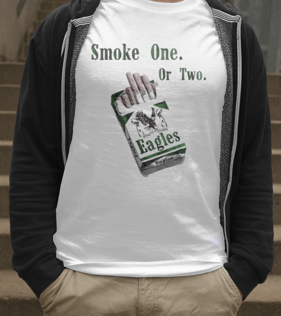 Eagles Smoke One Or Two Pack Hand T-Shirt