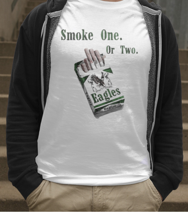 Eagles Smoke One Or Two Pack Hand T-Shirt
