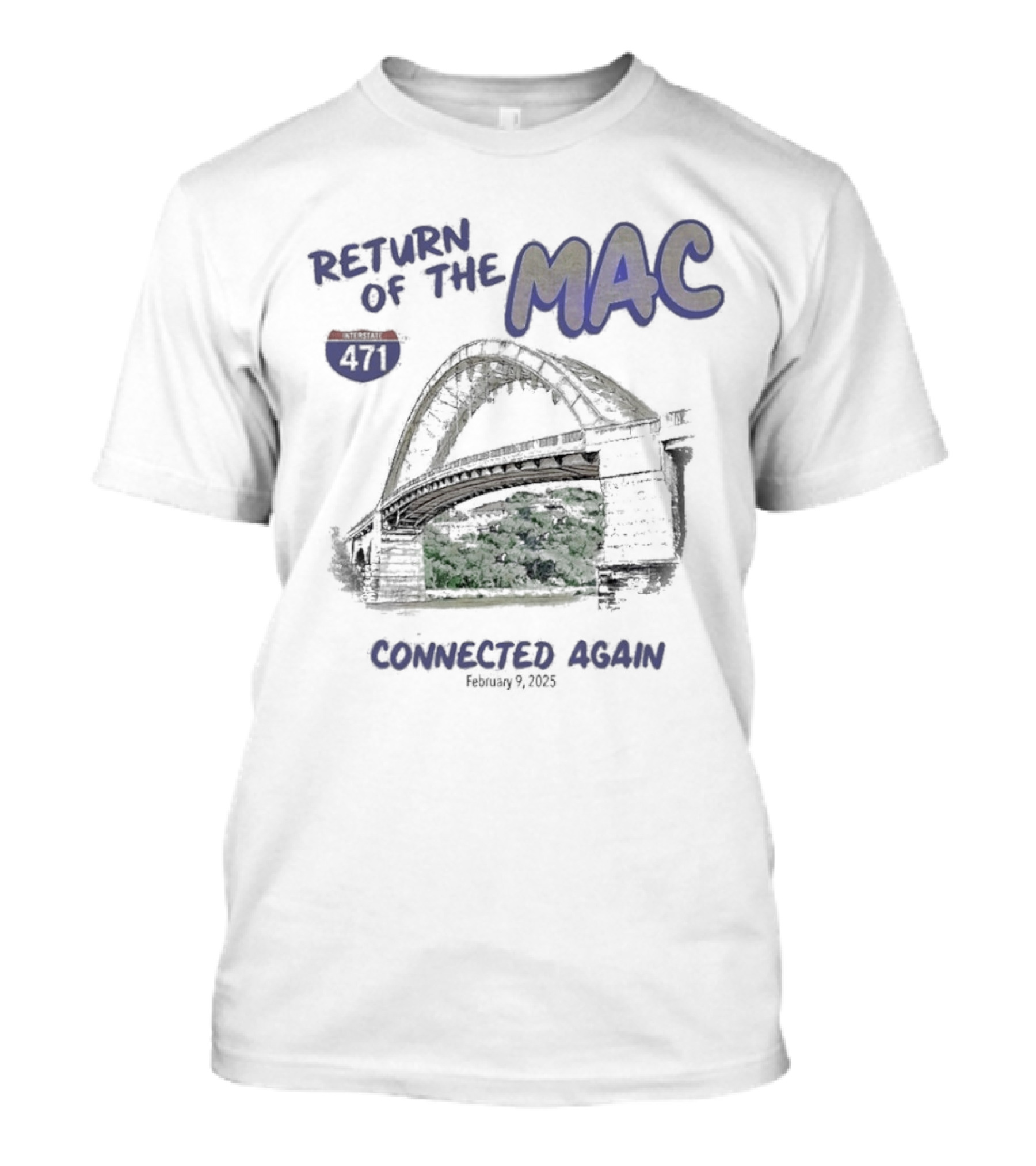 Return Of The Mac Connected Again 2025 Terminal Theme T-Shirt