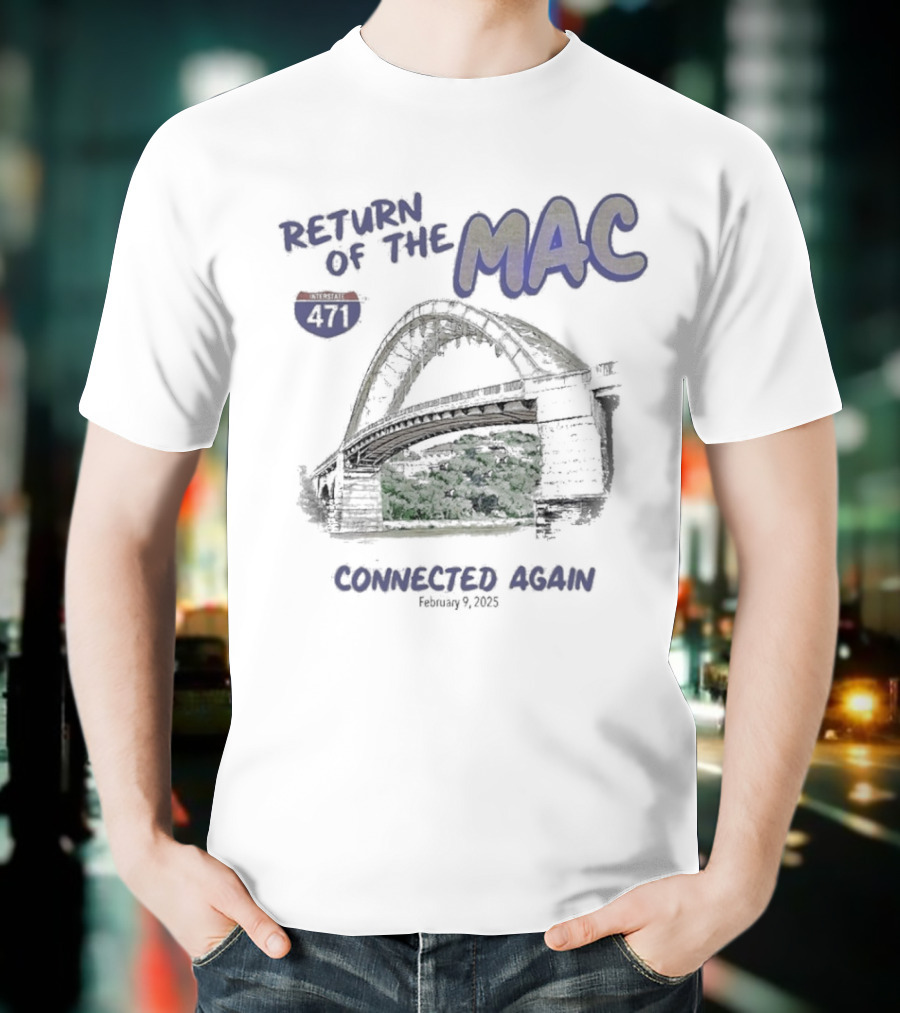 Return Of The Mac Connected Again 2025 Terminal Theme T-Shirt