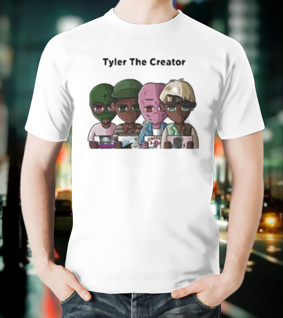 Evolution Tyler The Creator Flower Boy Goblin Wolf Cherry Bomb T-Shirt