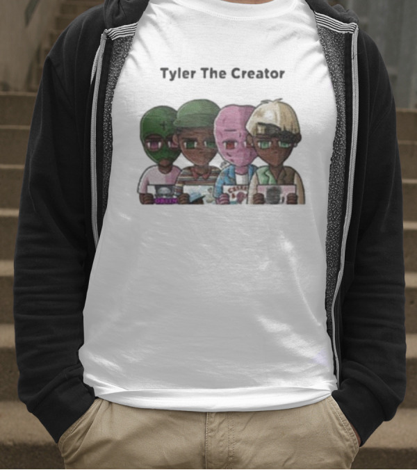 Evolution Tyler The Creator Flower Boy Goblin Wolf Cherry Bomb T-Shirt