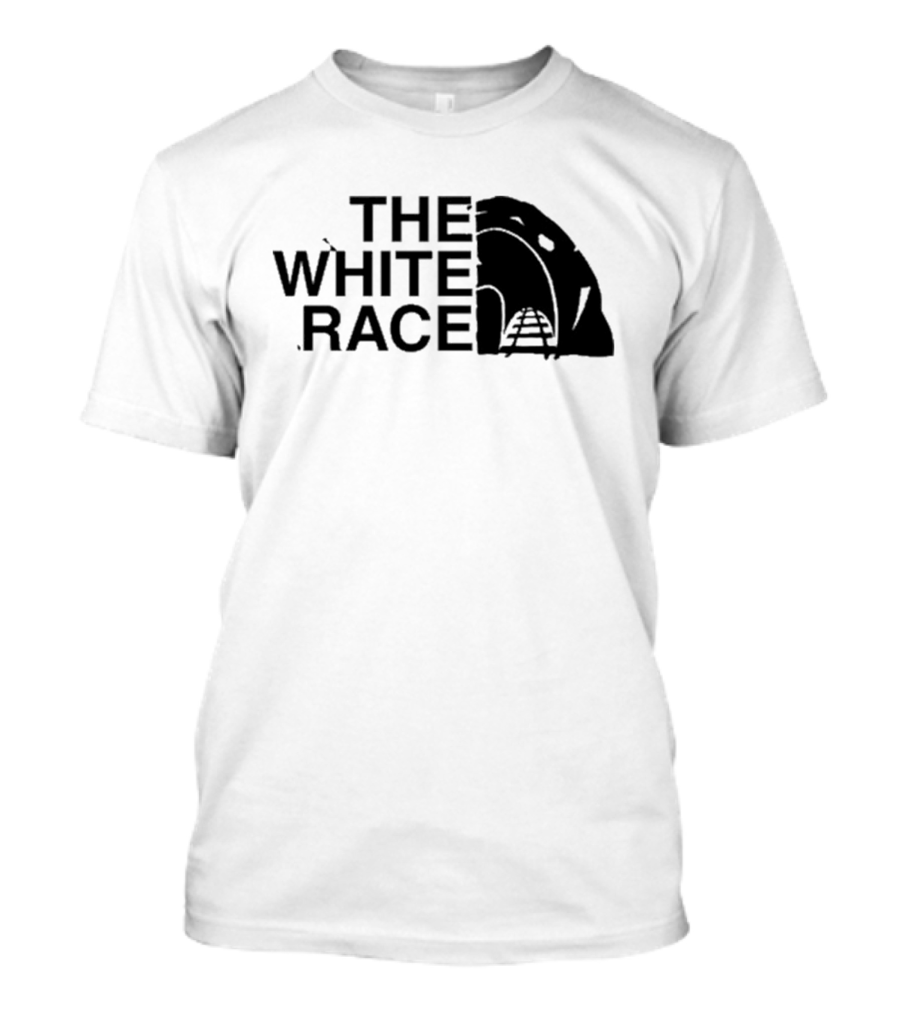 Fella Wearing The White Race T-Shirt