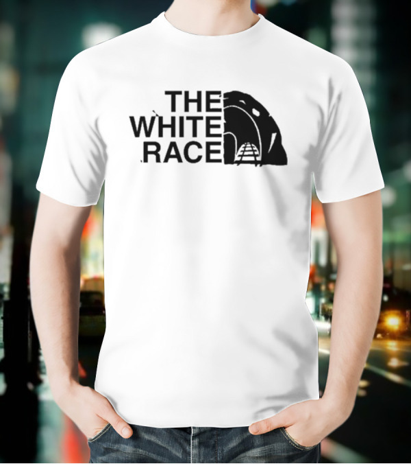 Fella Wearing The White Race T-Shirt