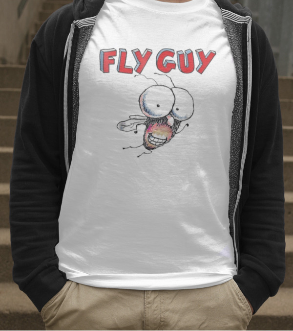 Fly Guy Kids Smile Face Meme T-Shirt