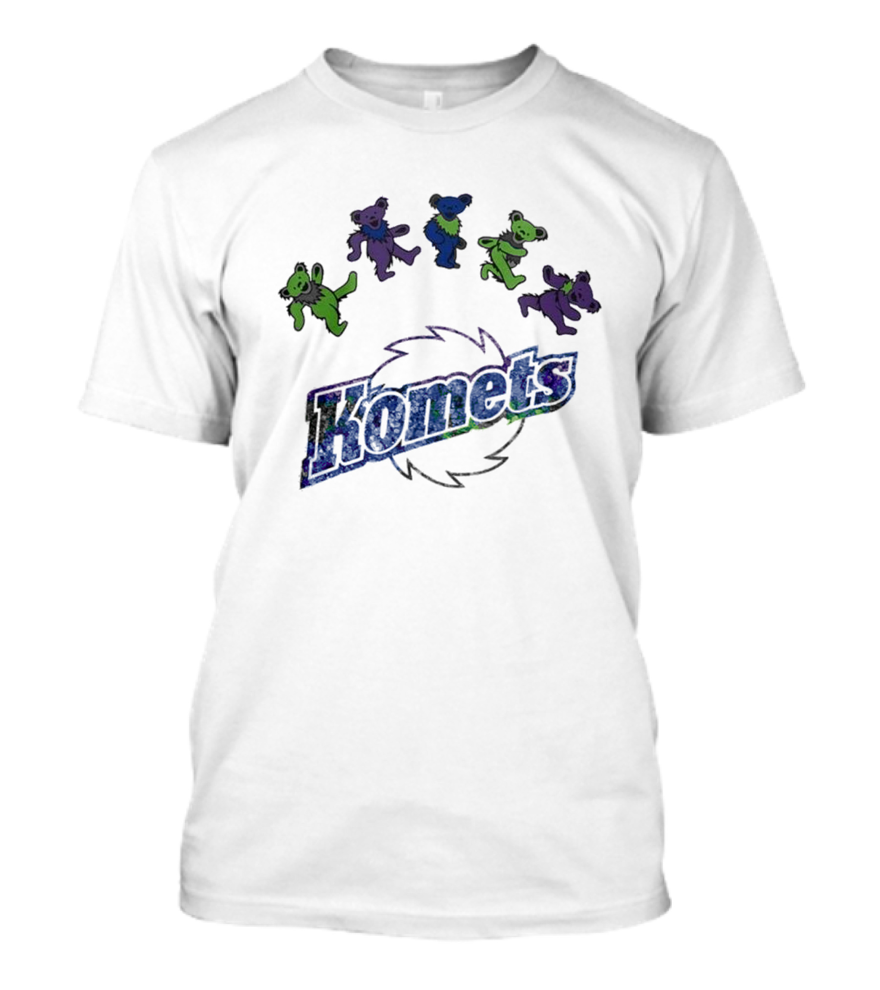 Fort Wayne Komets Grateful Dead Night 2025 Hockey Bears T-Shirt