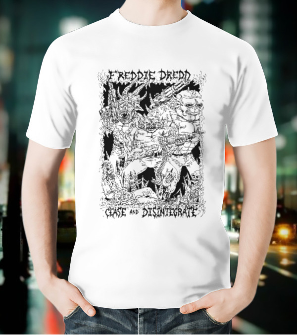 Freddie Dredd Cease & Disintegrate T-Shirt