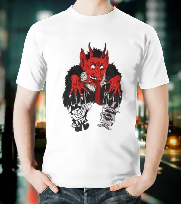 FTP Krampus Devil Puppet Master With FTP Characters T-Shirt