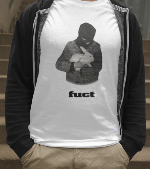 Fuct Robber Holding Rabbit Kill People Not Animals T-Shirt