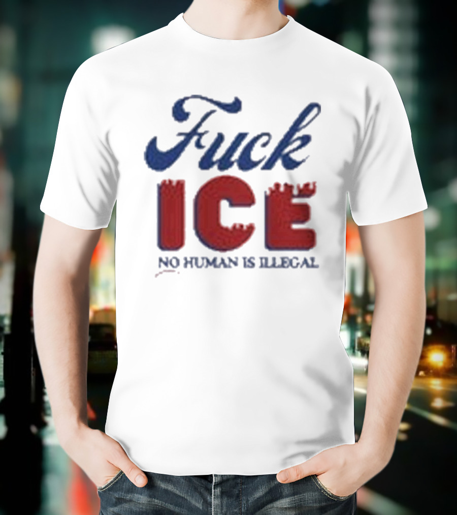 Funny Mexico Fuck ICE No Humans Is Illegal T-Shirt