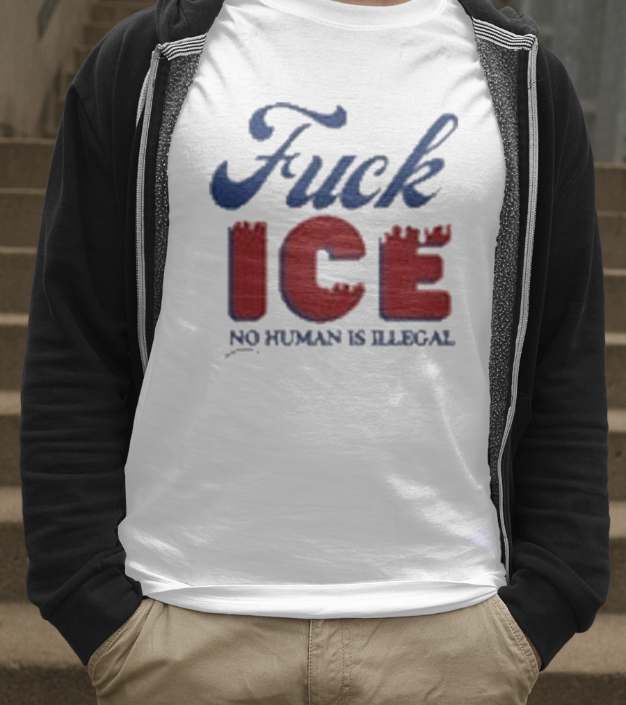 Funny Mexico Fuck ICE No Humans Is Illegal T-Shirt