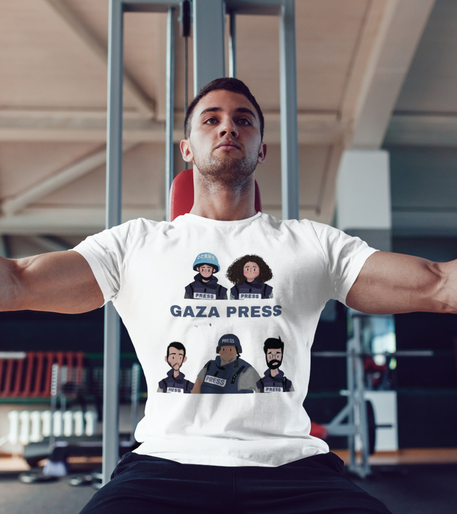 Gaza Press Heroes Cartoon Characters PRESS T-Shirt