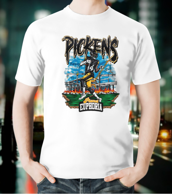 Pickens Planet Euphoria Pittsburgh Steelers NFL T-Shirt