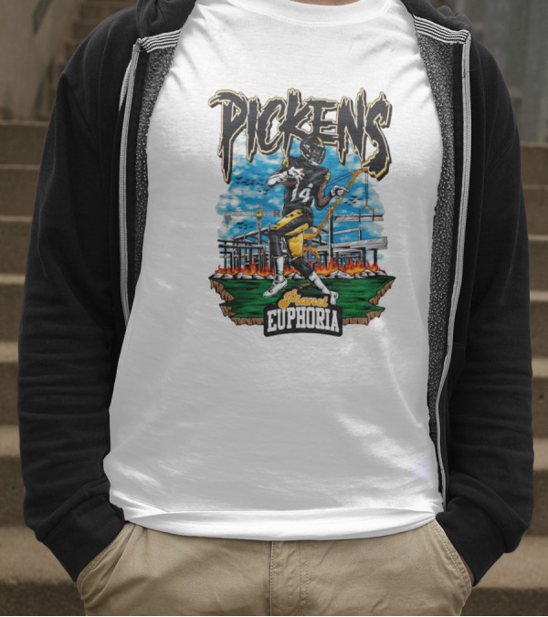 Pickens Planet Euphoria Pittsburgh Steelers NFL T-Shirt