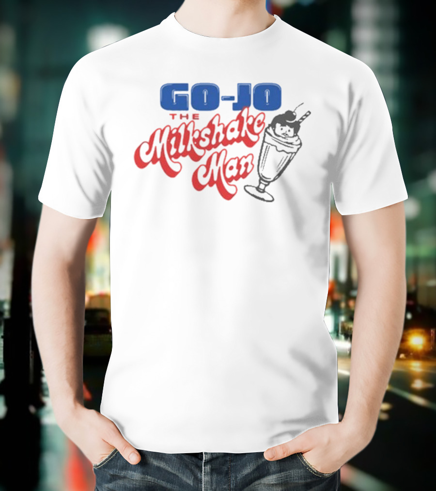 Go Jo The Milkshake Man Retro Style Beverage Lover T-Shirt